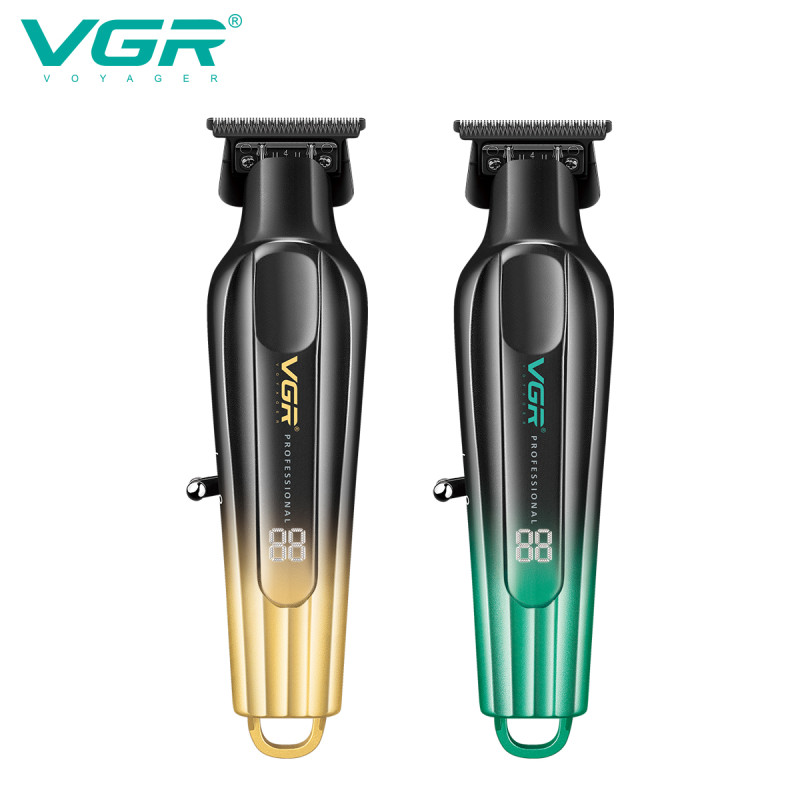 Тример VGR V-935 GREEN, 5 насадок, 7000 RPM, LED display