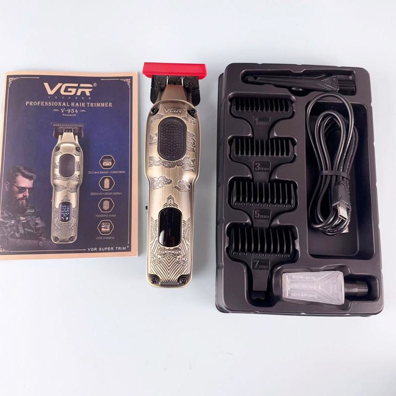 Тример VGR V-954, 4 насадки, 7000 RPM, LED Display