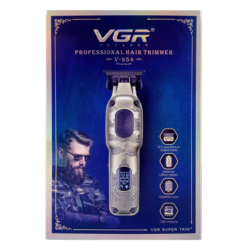 Тример VGR V-954, 4 насадки, 7000 RPM, LED Display