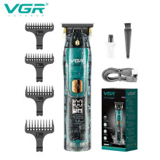 Тример VGR V-961, Professional, 4 насадки, LED display