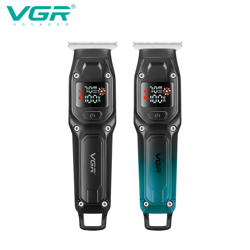 Тример VGR V-964 BLACK, 7000 RPM, 4 насадки, LED display