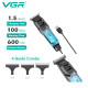 Тример VGR V-964 BLACK, 7000 RPM, 4 насадки, LED display