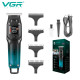 Триммер VGR V-964 GREEN, 7000 RPM, 4 насадки, LED display оптом в Украине