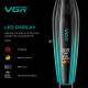 Триммер VGR V-974 GOLD, 8000 RPM, 4 насадки, LED display оптом в Украине