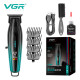 Триммер VGR V-974 GREEN, 8000 RPM, 4 насадки, LED display оптом в Украине