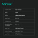 Триммер VGR V-974 GREEN, 8000 RPM, 4 насадки, LED display оптом в Украине