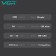 Тример VGR V-975 GREEN, 4 насадки, LED display
