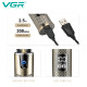 Тример VGR V-983, 3 насадки, LED display