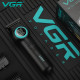 Тример VGR V-990 GREEN, 3 насадки, керамічне лезо, TURBO режим, регулювання потужності 7000-8000 RPM, LED light, LED display