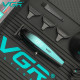 Тример VGR V-992 GREEN, 9000 RPM, 2000 mAh, 3 насадки, LED display
