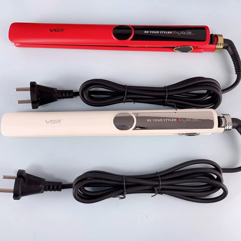Випрямляч для волосся VGR V-518 RED, температура від 100 ° C до 230 ° C, керамічне покриття, LED display, 40 Вт