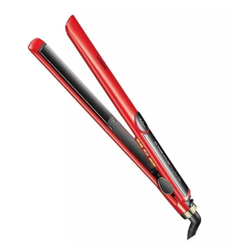 Випрямляч для волосся VGR V-518 RED, температура від 100 ° C до 230 ° C, керамічне покриття, LED display, 40 Вт