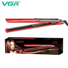 Випрямляч для волосся VGR V-518 RED, температура від 100 ° C до 230 ° C, керамічне покриття, LED display, 40 Вт