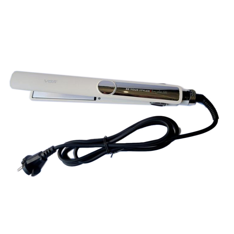 Випрямляч для волосся VGR V-518 WHITE, температура від 100 ° C до 230 ° C, керамічне покриття, LED display, 40 Вт