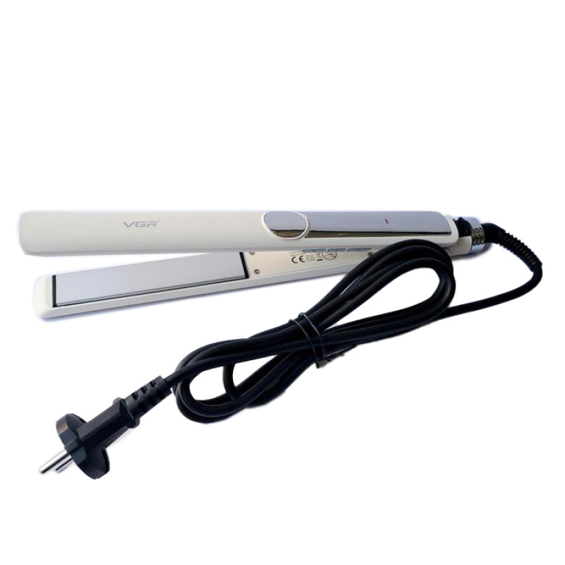 Випрямляч для волосся VGR V-518 WHITE, температура від 100 ° C до 230 ° C, керамічне покриття, LED display, 40 Вт
