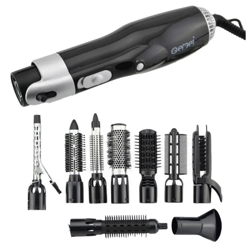 Фен-стайлер для волосся 10 в 1 Gemei GM-4833