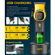Комплект VGR 2 в 1 V-885 S2 GOLD, акумуляторна машинка для стрижки (clipper) та триммер