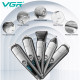 Набір для стрижки VGR 6 в 1 V-105, 5 насадок, LED Display, IPX6