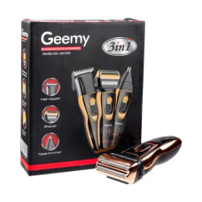 Набір Geemy GM-595 3 в 1 машинка, бритва, триммер