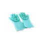 Рукавички для миття посуду із щіткою KITCHEN GLOVES