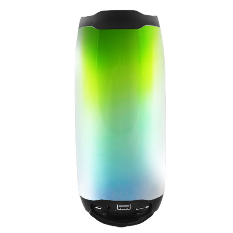 Bluetooth-колонка PULSE 4, Full lightshow, speakerphone, радіо, PowerBank, black