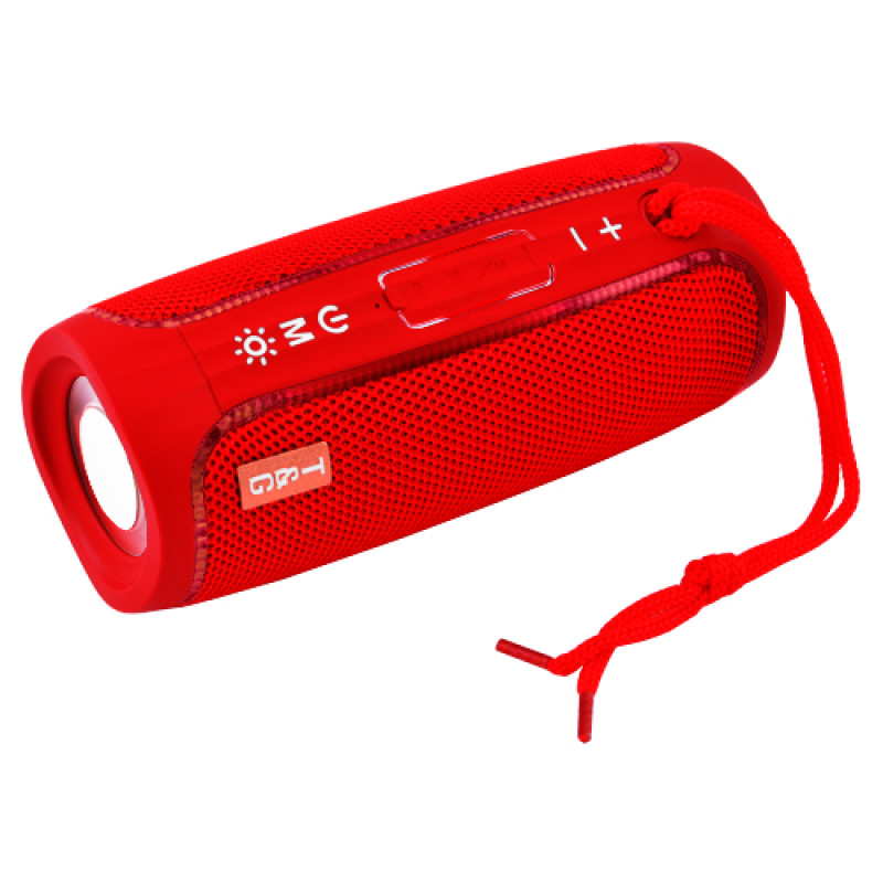 Bluetooth-колонка TG288 з RGB ПІДСВІЧУВАННЯМ, speakerphone, радіо, red