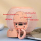 Bluetooth-колонка TG337 з RGB ПІДСВІЧУВАННЯМ, speakerphone, радіо, pink