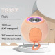 Bluetooth-колонка TG337 з RGB ПІДСВІЧУВАННЯМ, speakerphone, радіо, pink