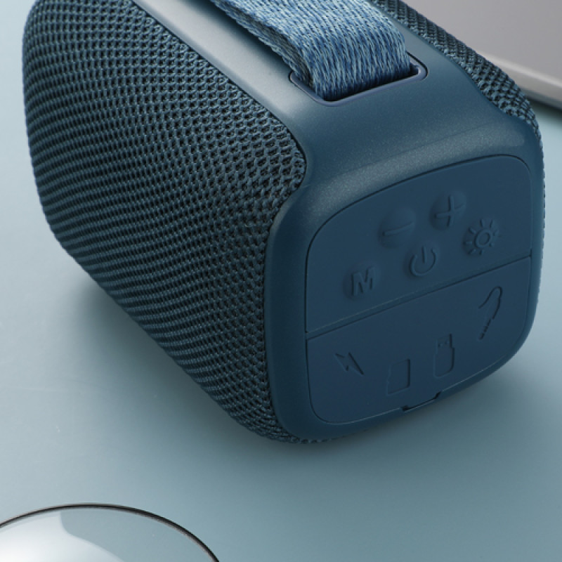 Bluetooth-колонка TG339 з RGB ПІДСВІЧУВАННЯМ, speakerphone, радіо, blue