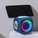 Bluetooth-колонка TG359 з RGB ПІДСВІЧУВАННЯМ, speakerphone, радіо, blue
