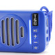 Bluetooth-колонка TG368, speakerphone, радіо, сонячна батарея, blue