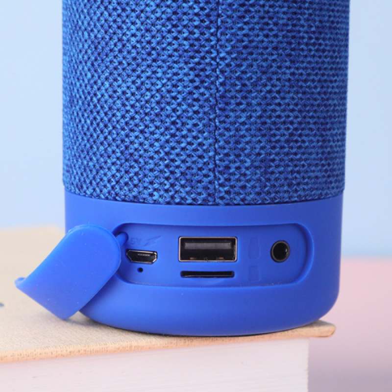 Bluetooth-колонка TG619C з RGB ПІДСВІЧУВАННЯМ, speakerphone, радіо, blue
