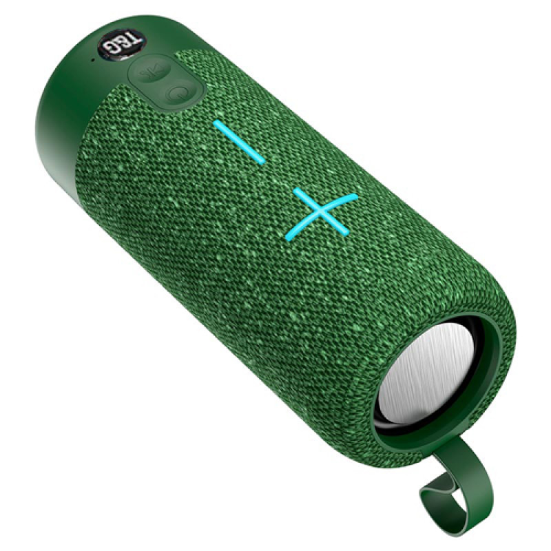 Bluetooth-колонка TG619C з RGB ПІДСВІЧУВАННЯМ, speakerphone, радіо, green