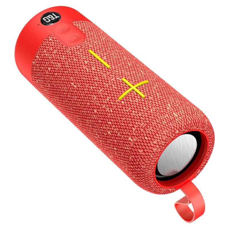 Bluetooth-колонка TG619C з RGB ПІДСВІЧУВАННЯМ, speakerphone, радіо, red