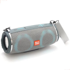 Bluetooth-колонка TG642 з RGB ПІДСВІЧУВАННЯМ, speakerphone, радіо, grey