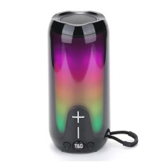 Bluetooth-колонка TG651 з RGB ПІДСВІЧУВАННЯМ, speakerphone, радіо, black