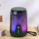 Bluetooth-колонка TG652 з RGB ПІДСВІЧУВАННЯМ, speakerphone, радіо, green