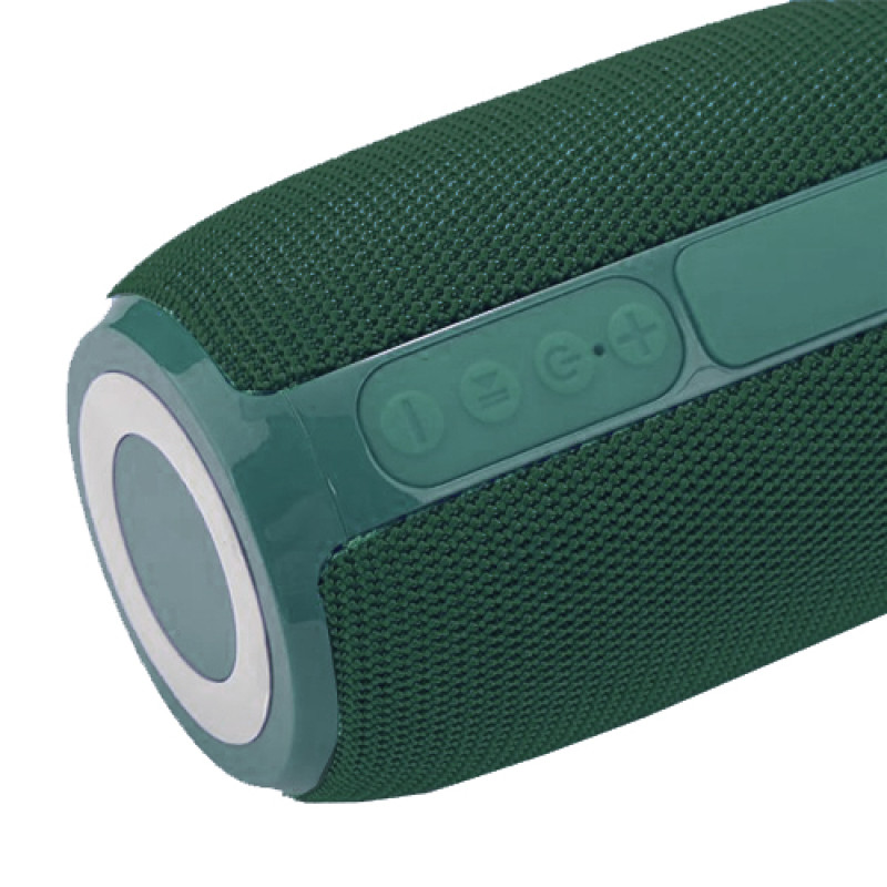 Bluetooth-колонка TG653 з RGB ПІДСВІЧУВАННЯМ, speakerphone, радіо, green