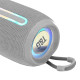 Bluetooth-колонка TG653 з RGB ПІДСВІЧУВАННЯМ, speakerphone, радіо, grey