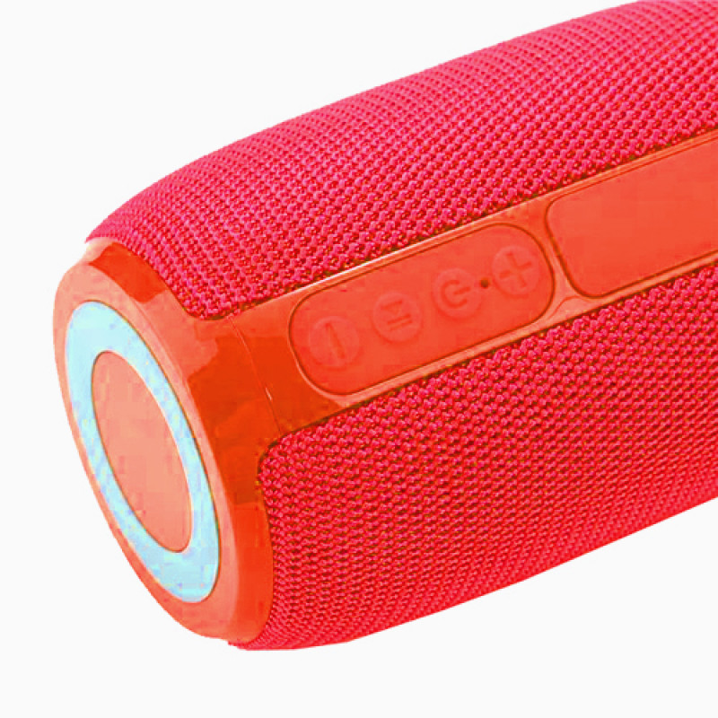 Bluetooth-колонка TG653 з RGB ПІДСВІЧУВАННЯМ, speakerphone, радіо, red