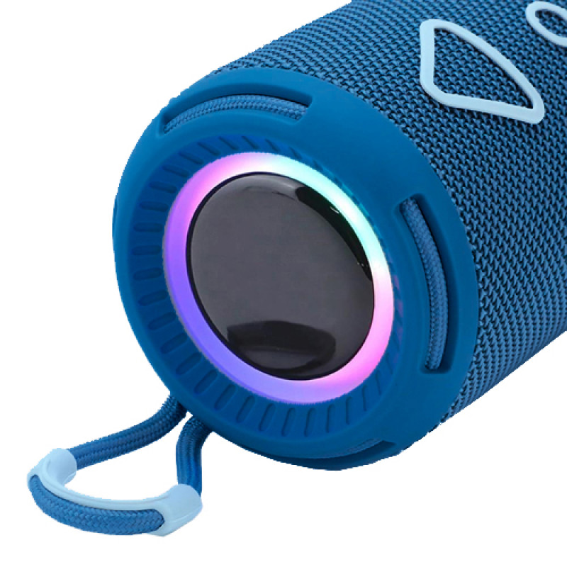 Bluetooth-колонка TG656 з RGB ПІДСВІЧУВАННЯМ, speakerphone, радіо, blue