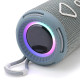 Bluetooth-колонка TG656 з RGB ПІДСВІЧУВАННЯМ, speakerphone, радіо, grey