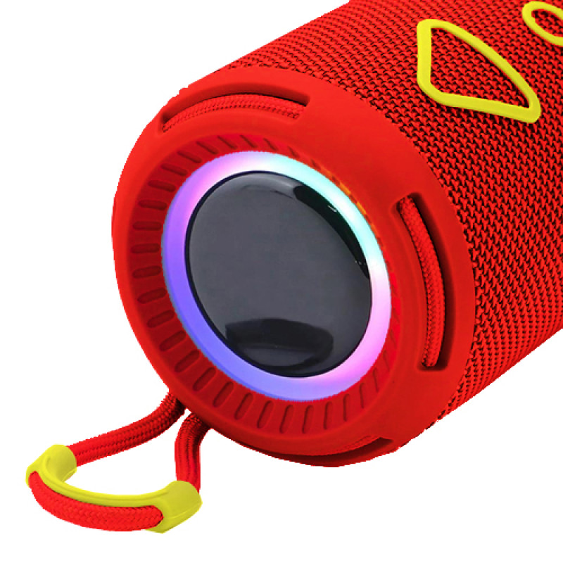 Bluetooth-колонка TG656 з RGB ПІДСВІЧУВАННЯМ, speakerphone, радіо, red