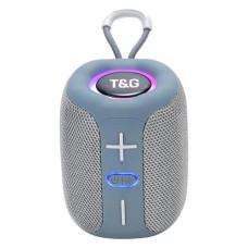 Bluetooth-колонка TG658 з RGB ПІДСВІЧУВАННЯМ, speakerphone, радіо, grey