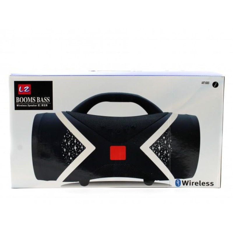 Моб.Колонка SPS UBL BOOMBASS E818 BLACK4/RED2/GREY2