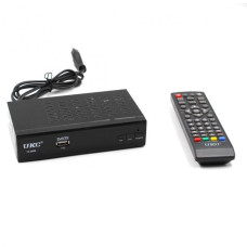 Тюнер DVB-T2 0968 METAL з підтримкою wifi адаптера (з екраном)