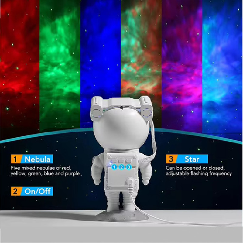 Зоряний 3D проектор TRK 100 Astronaut, Night Light
