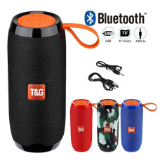Бездротова портативна Bluetooth-колонка T&G TG117 FM/USB/MicroSD/AUX