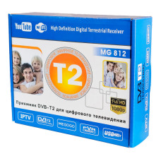 Цифровий ефірний DVB-T2 приймач MG 812