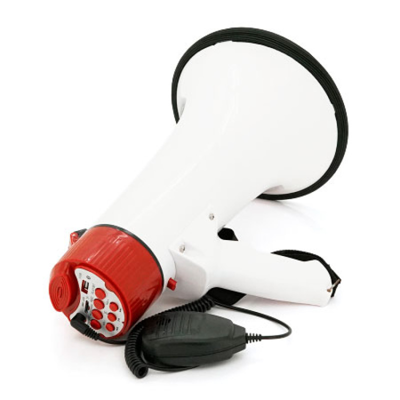 Гучномовець MEGAPHONE UKC ER-55U 25W 12v Bluetooth USB microSD запис голосу